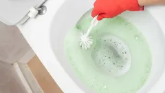 Za 15 minut bude vaše toaleta oslnivě bílá: do záchodové mísy vhoďte tyto dvě ingredience.